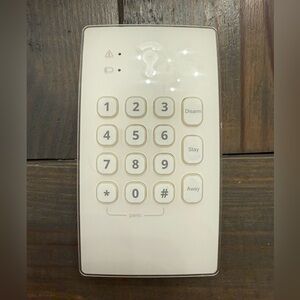 Frontpoint FPKP1 White Security Keypad Wall Mounted LED Indication Panic Button